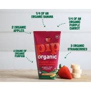 Pip Organic Kids S/berry Banana Purp Carrot Smoothie24x180ml