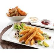 Pacific West Panko Coated Squid Strips 1KG